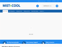 Tablet Screenshot of mistcool.com